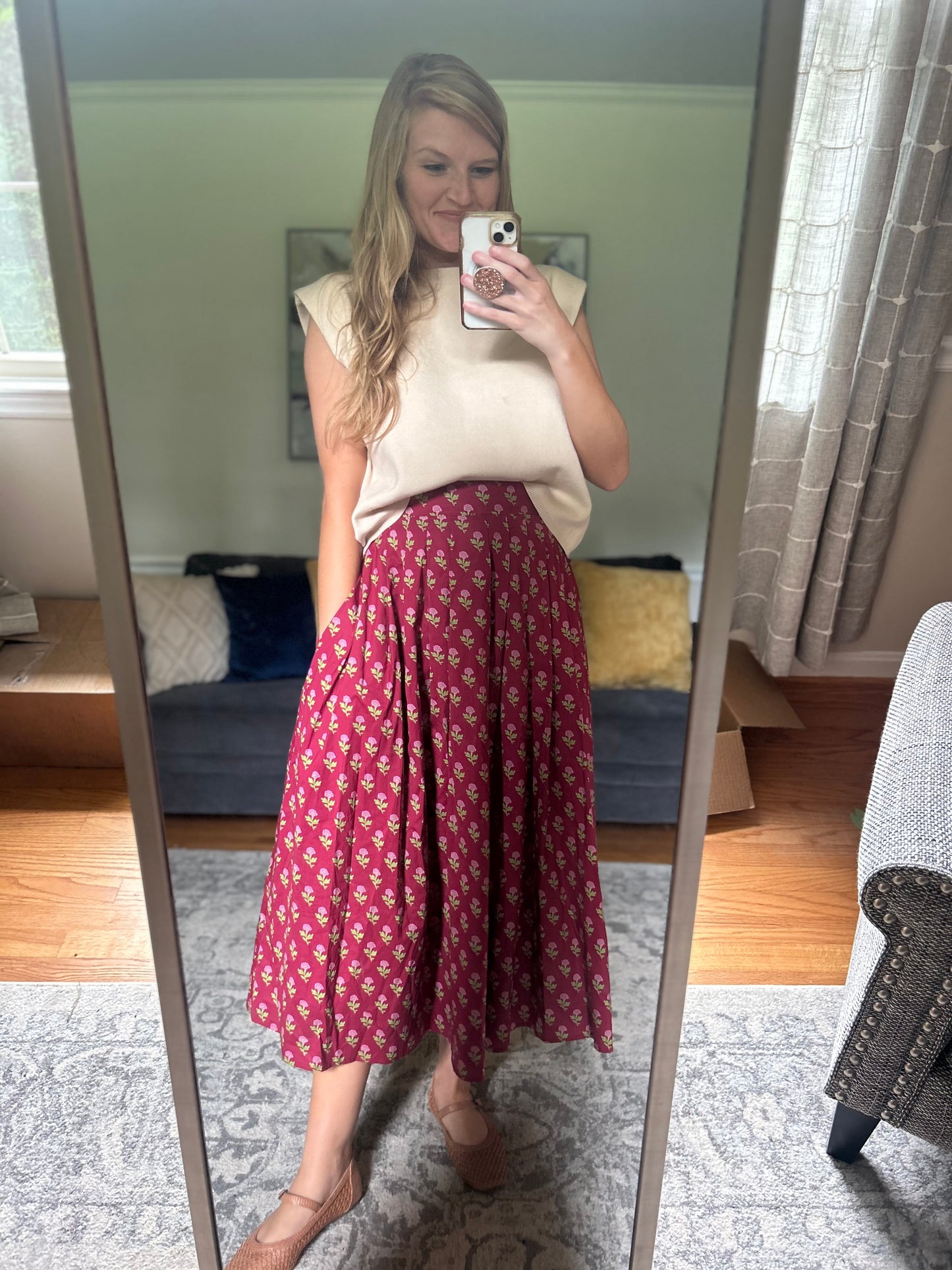 Afternoon Reverie Floral Skirt