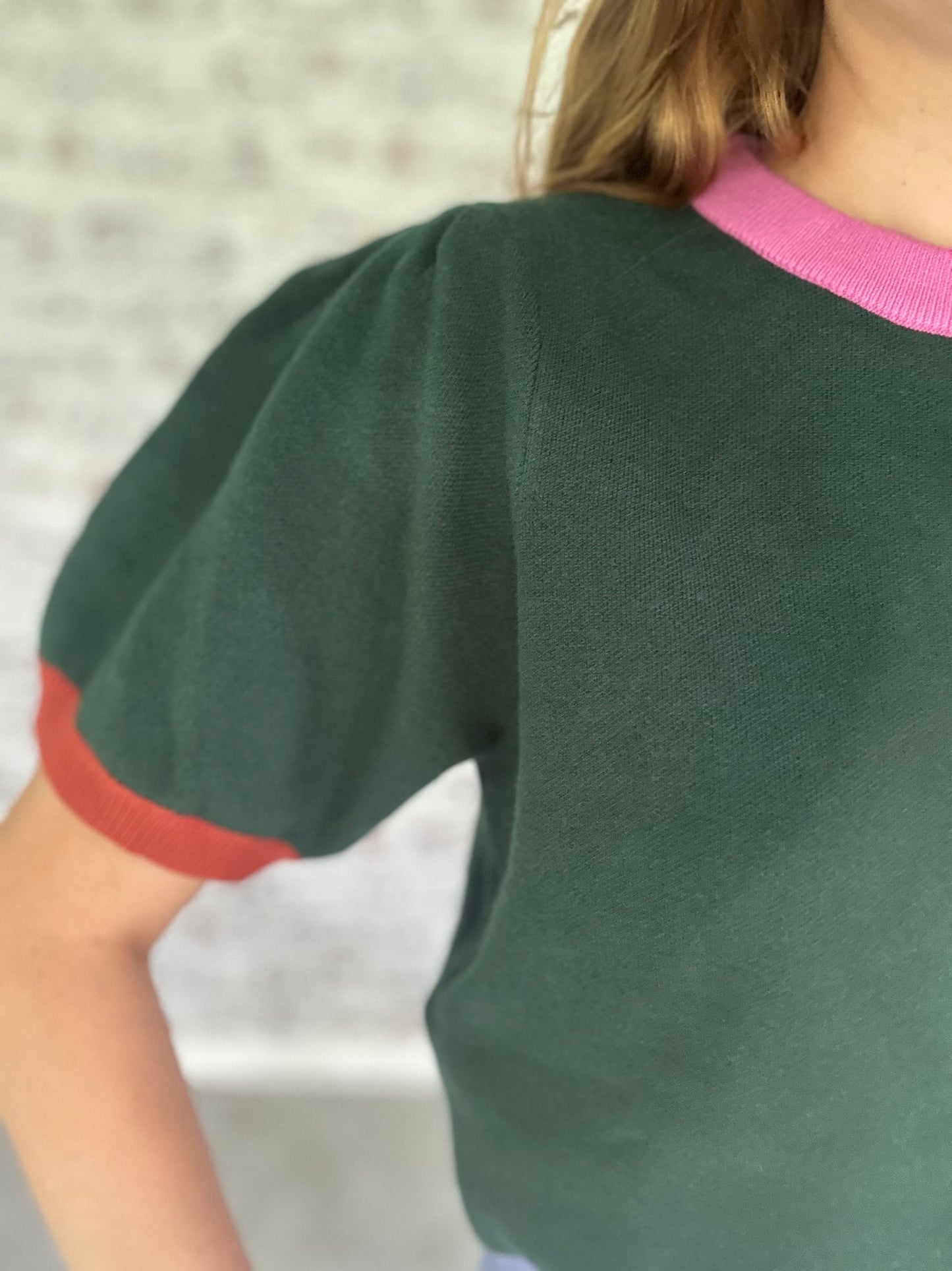 Colorblock at Cambridge Knit Top