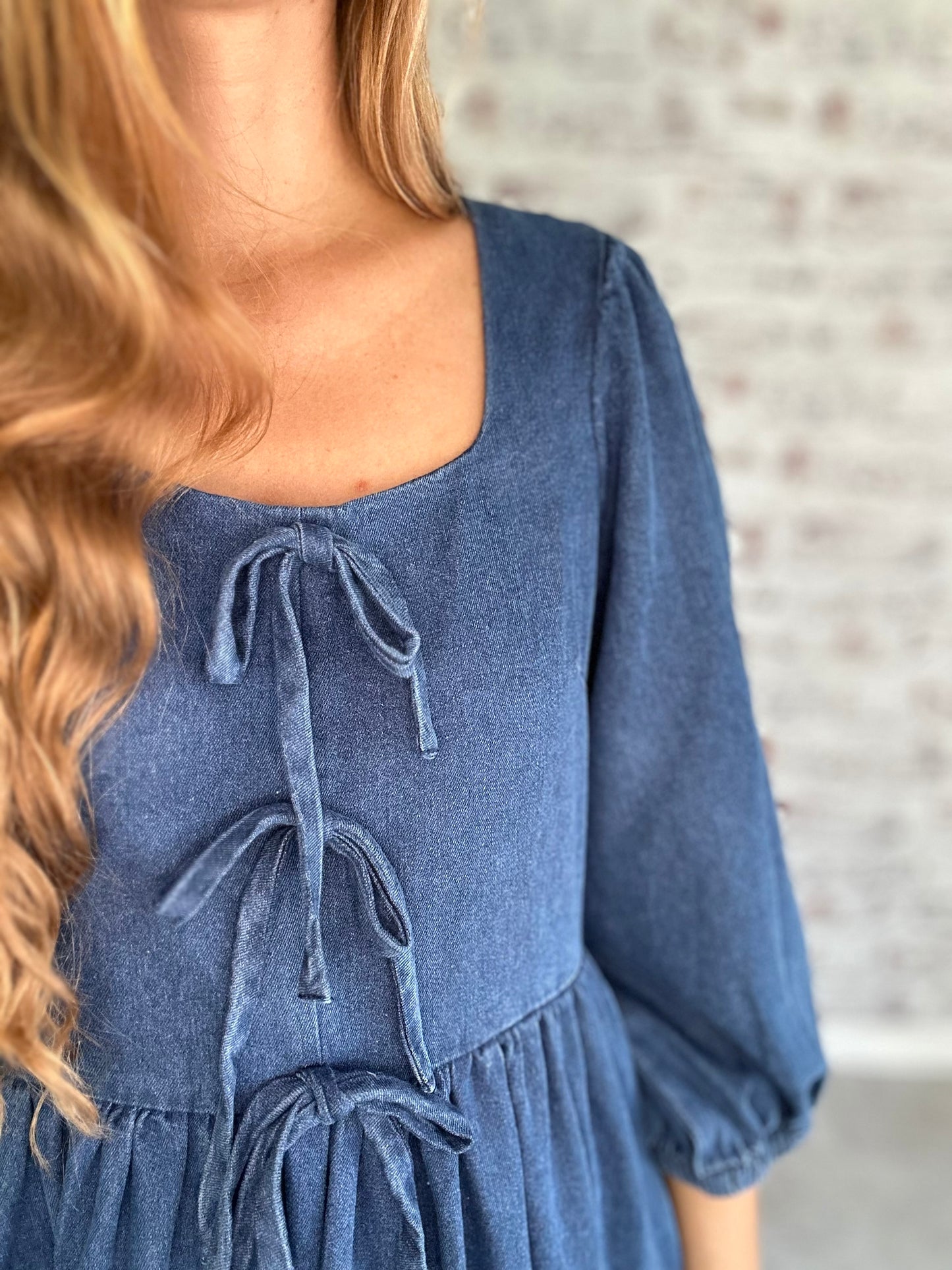 New Romantics Denim Dress