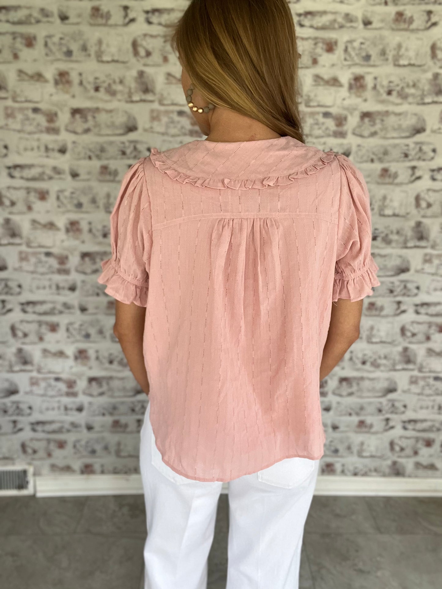 Lottie Collared Button Down Top