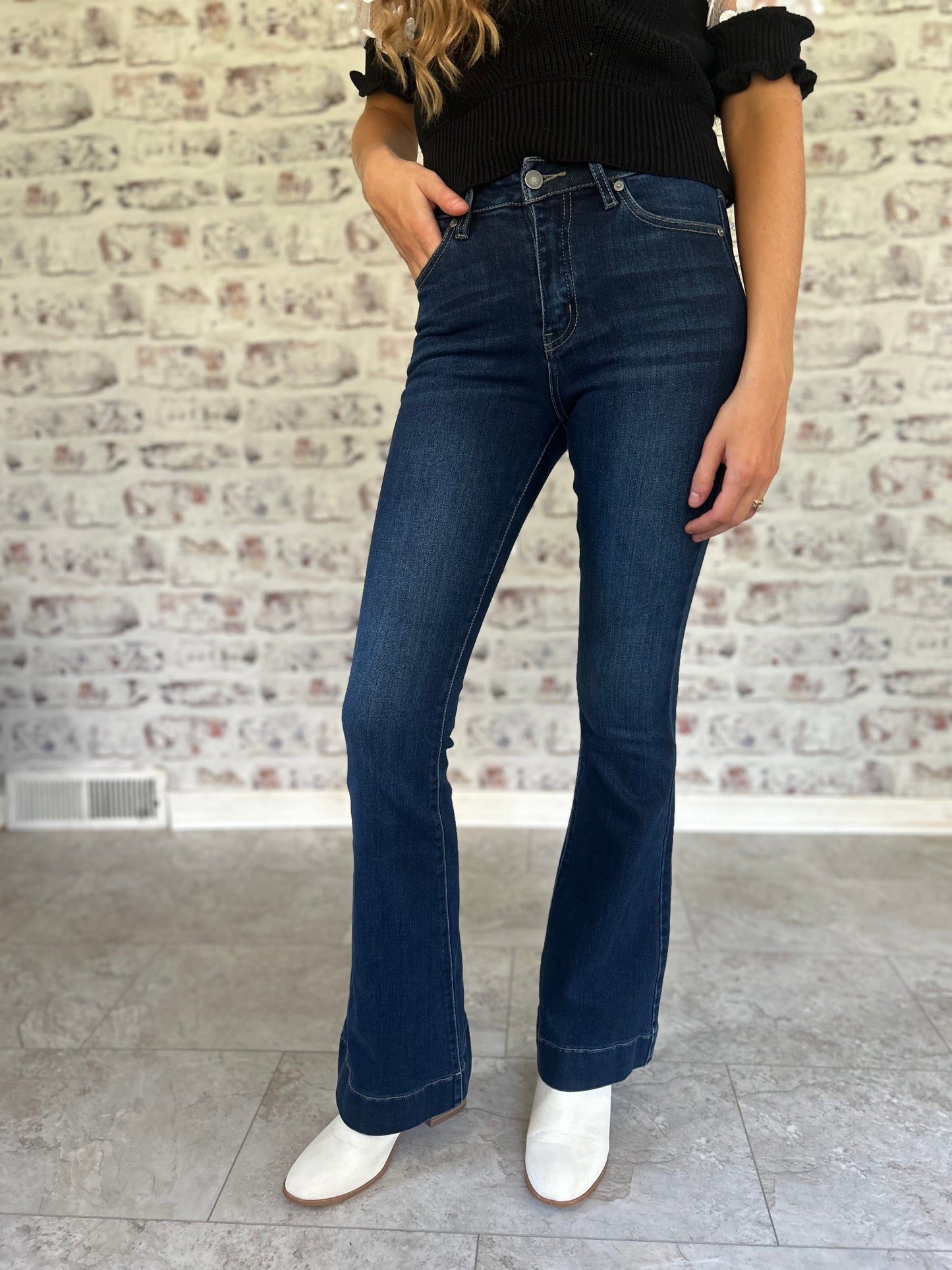 High Rise Flare Jeans