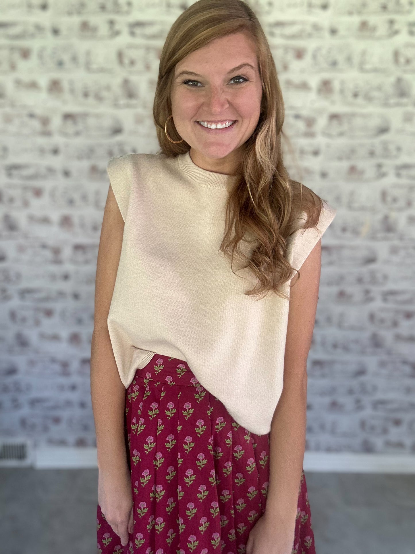 Polished Edge Sleeveless Top