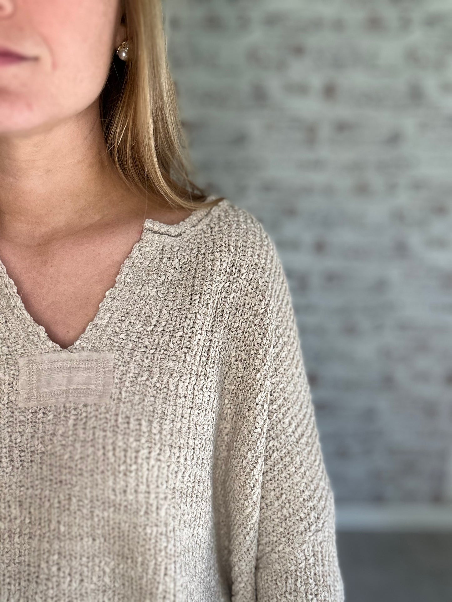 Oversized Crop Sweater
