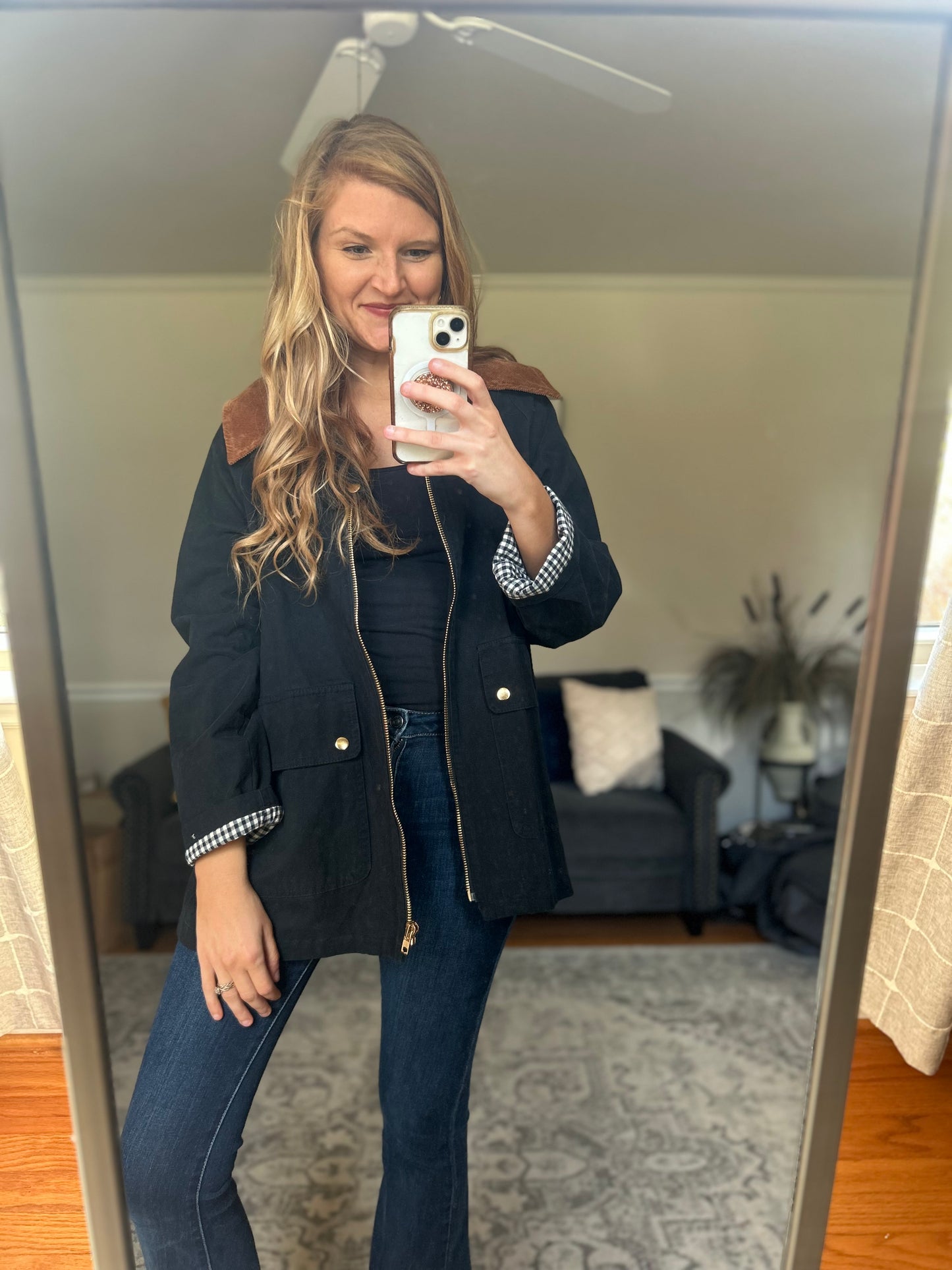 Fieldstone Classic Barn Jacket in Navy