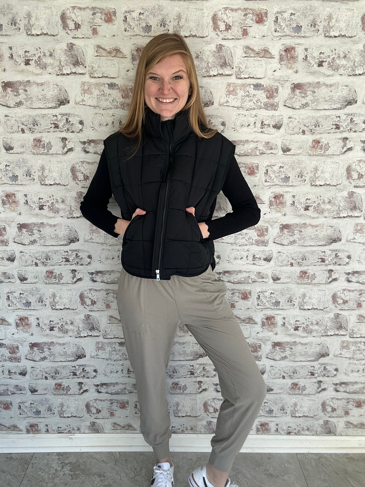 Basic Butter Soft Joggers in Stone Taupe