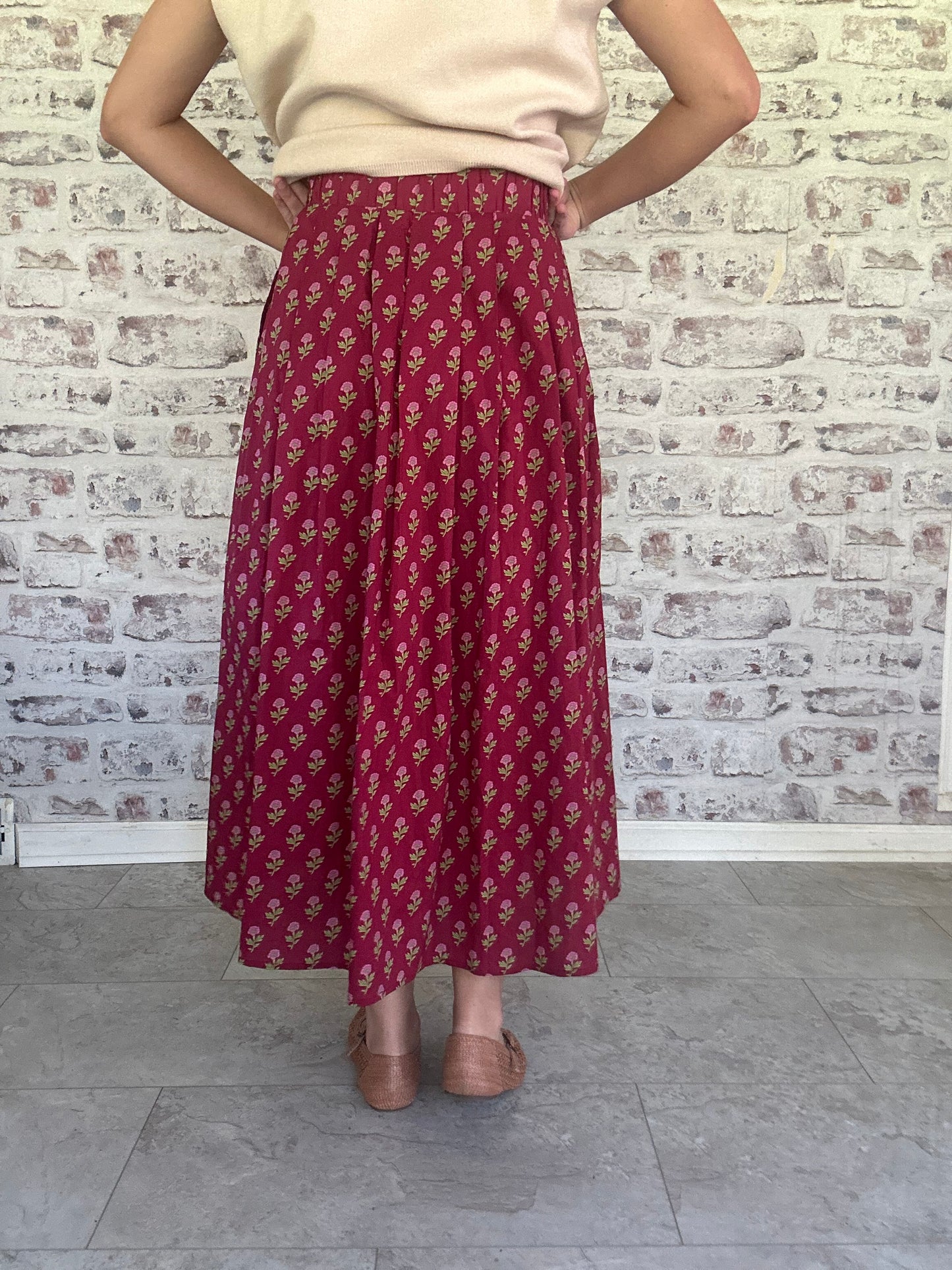 Afternoon Reverie Floral Skirt