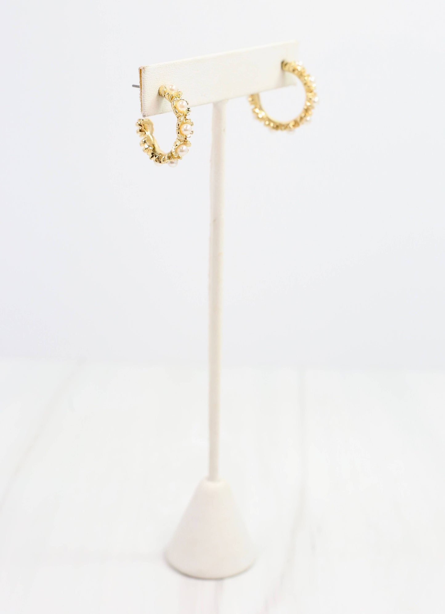 Selva Pearl Hoop Earring