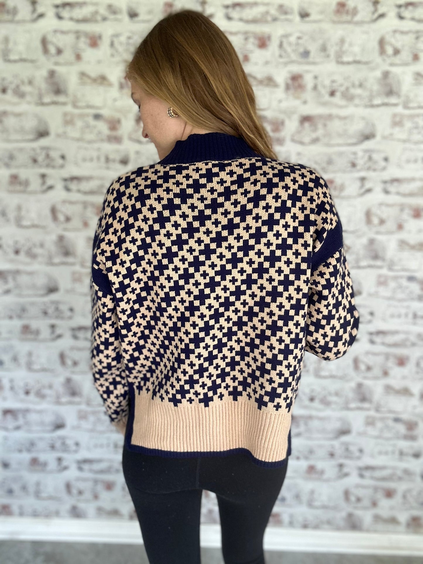 Geometric Cozy Sweater