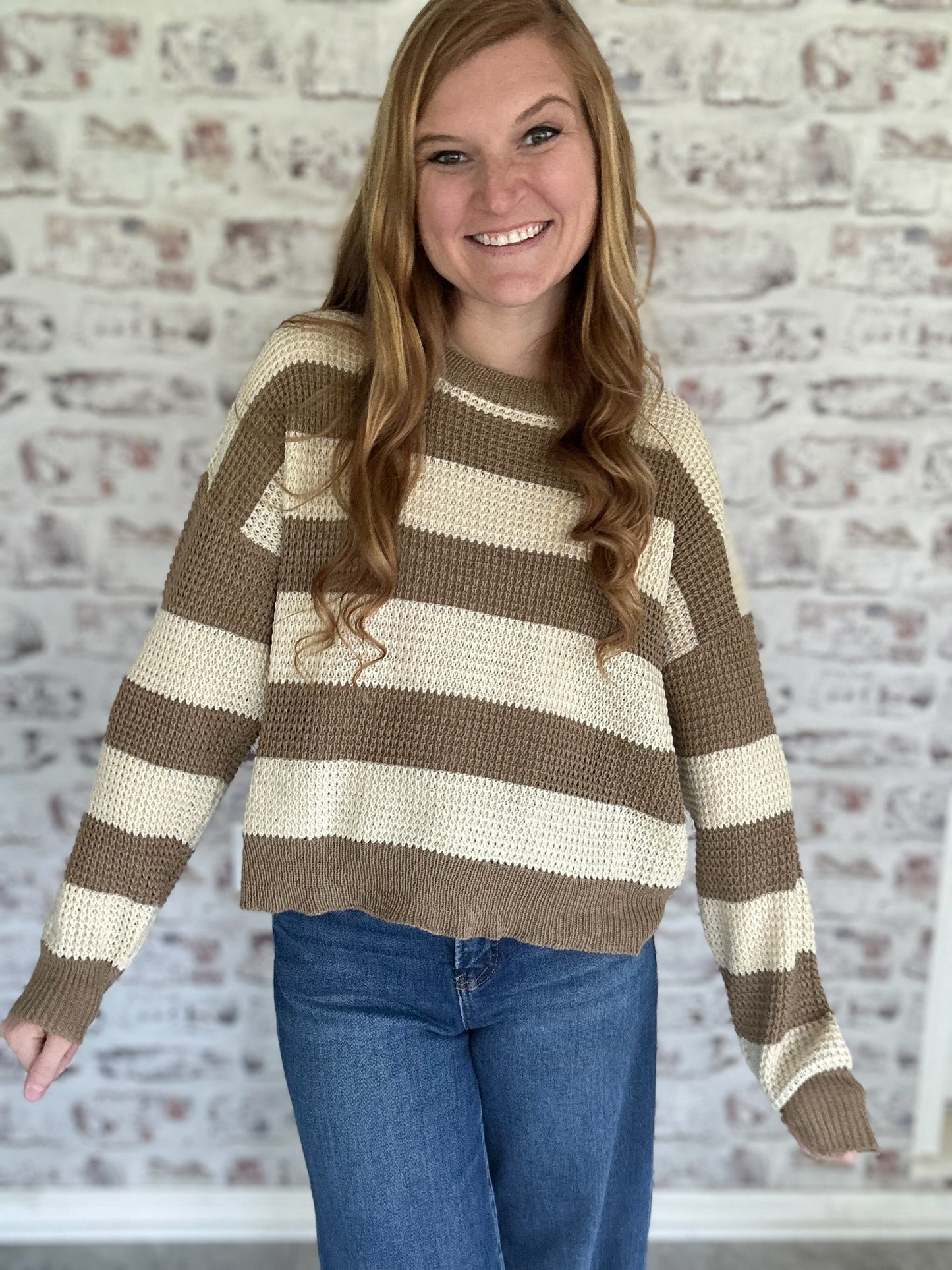 Stitch & Stripes Sweater