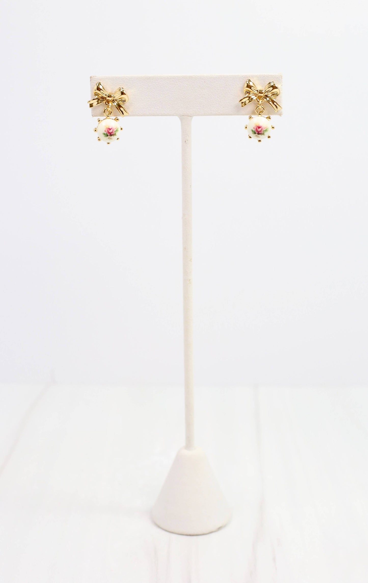 Persian Bow Drop Earring