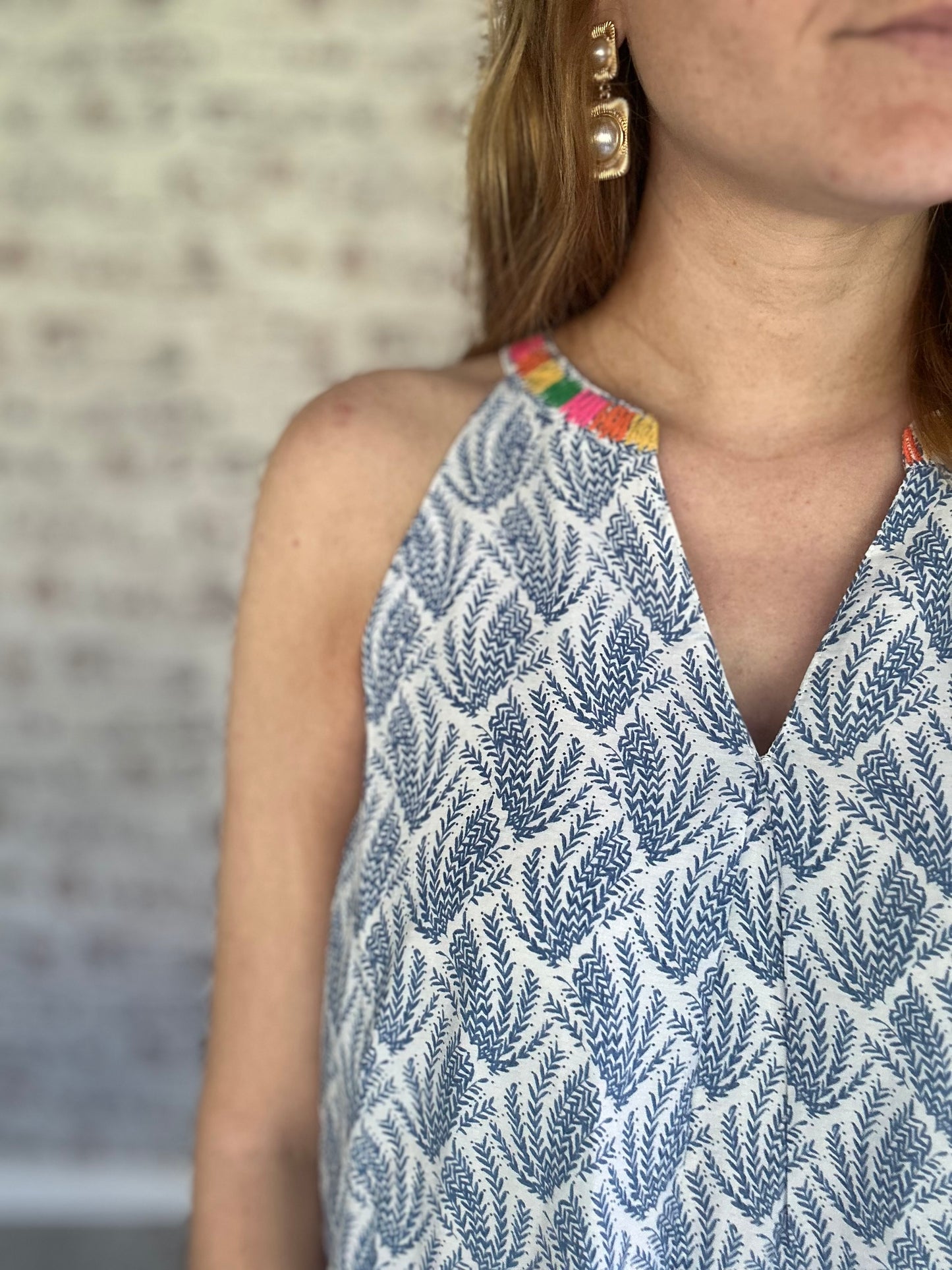 Sunshine & Confetti Embroidered Mini Dress