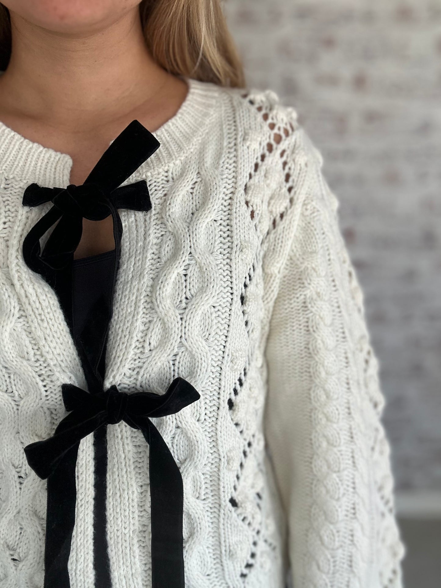 Kensington Bow Cardigan