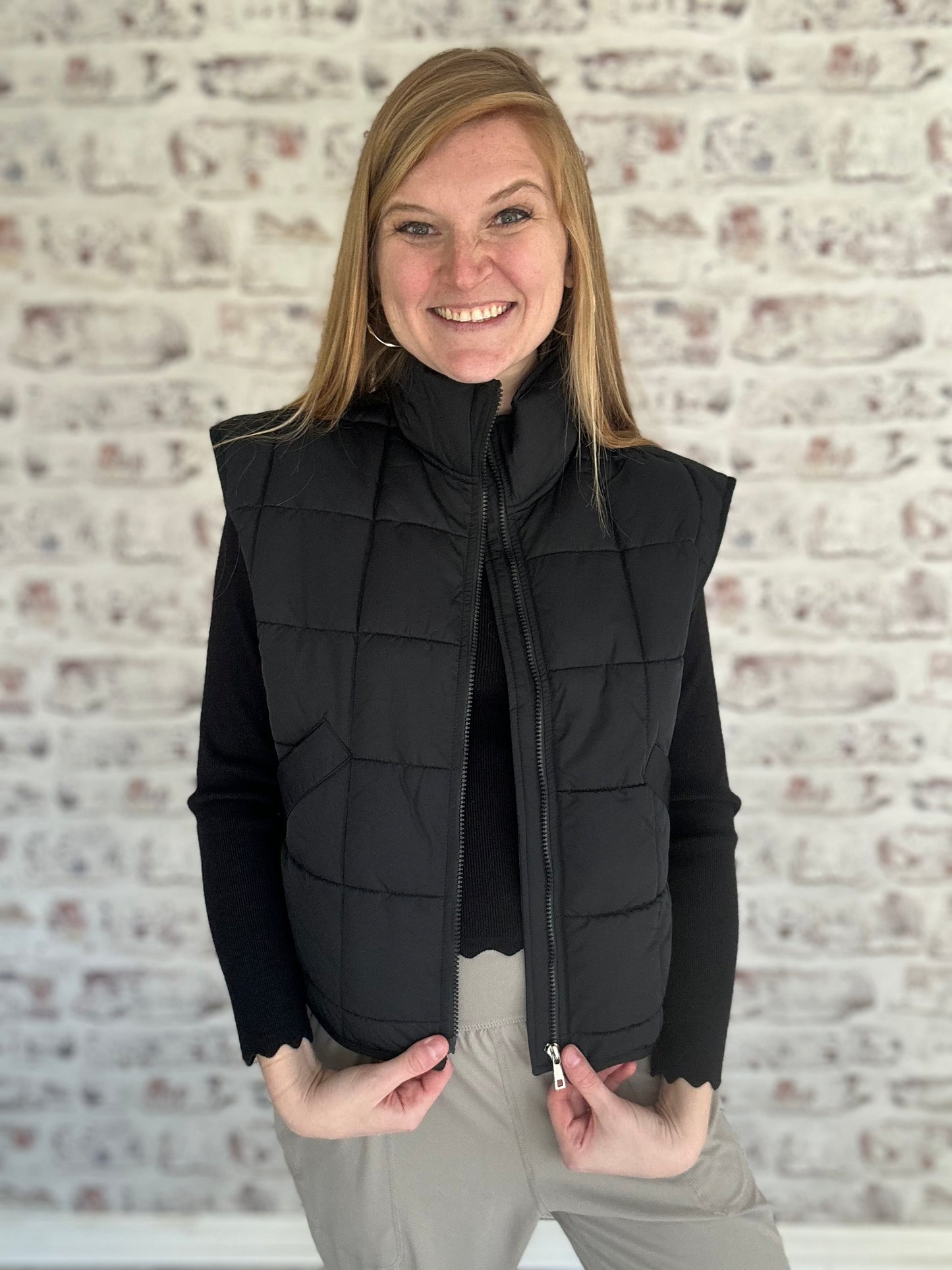 Winter Crisp Puffer Vest