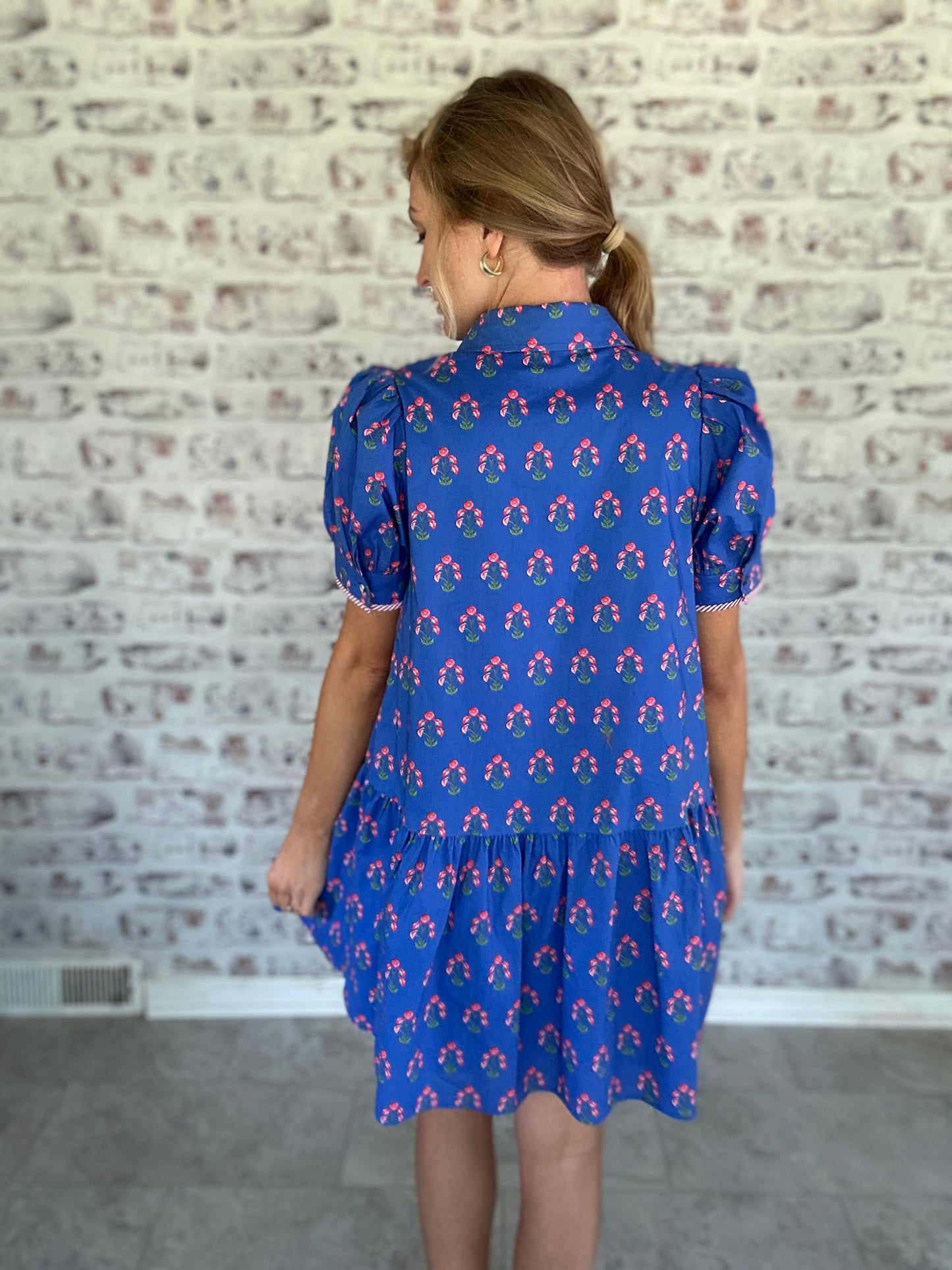 Colette Collared Mini Dress