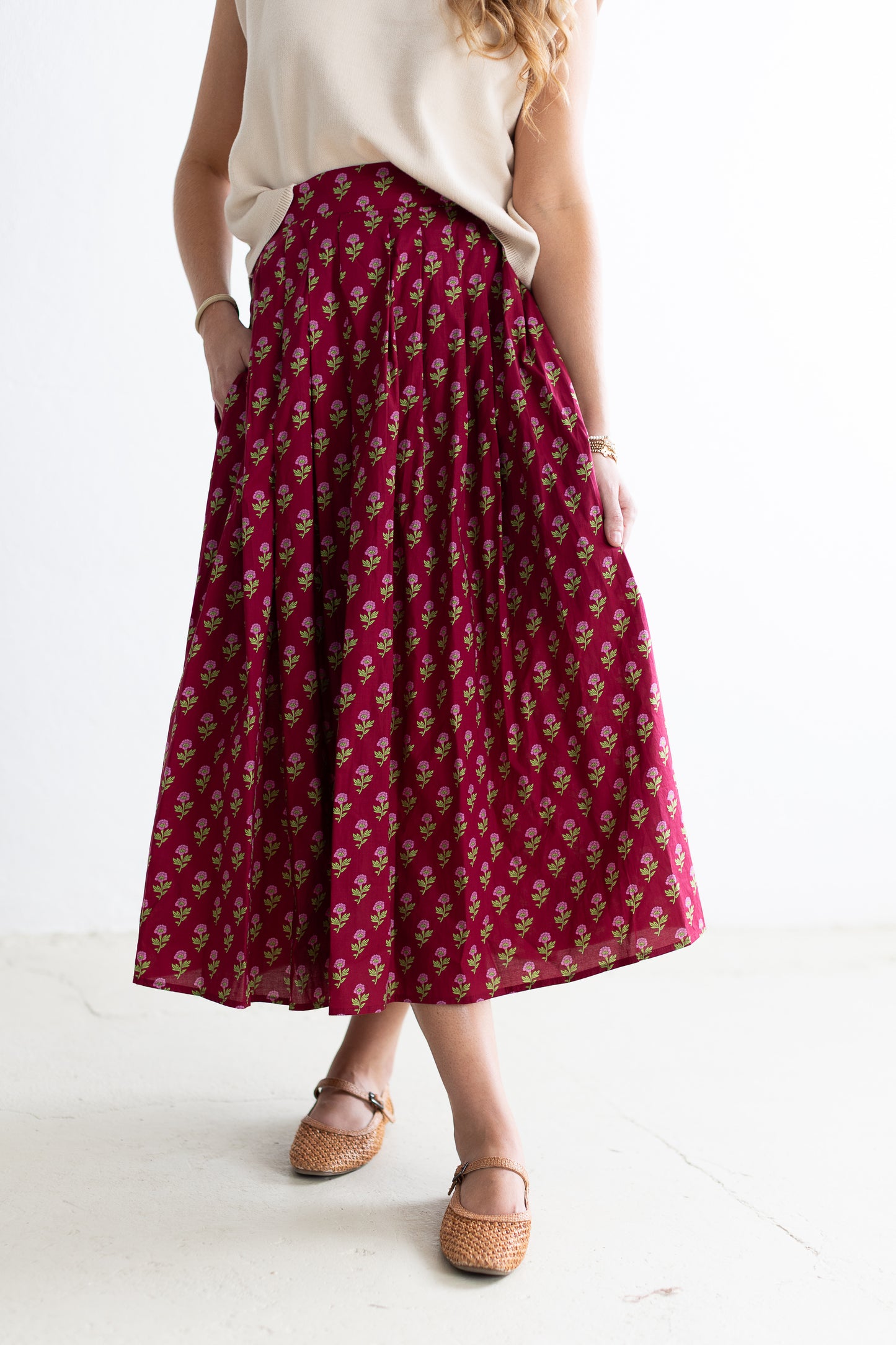 Afternoon Reverie Floral Skirt