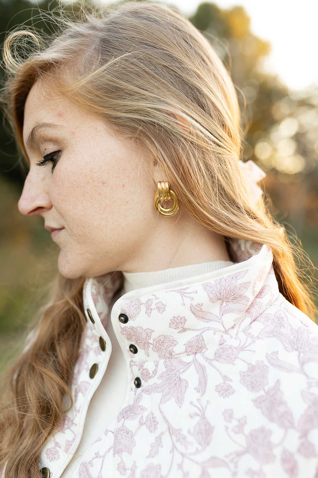 Golden Knocker Earrings