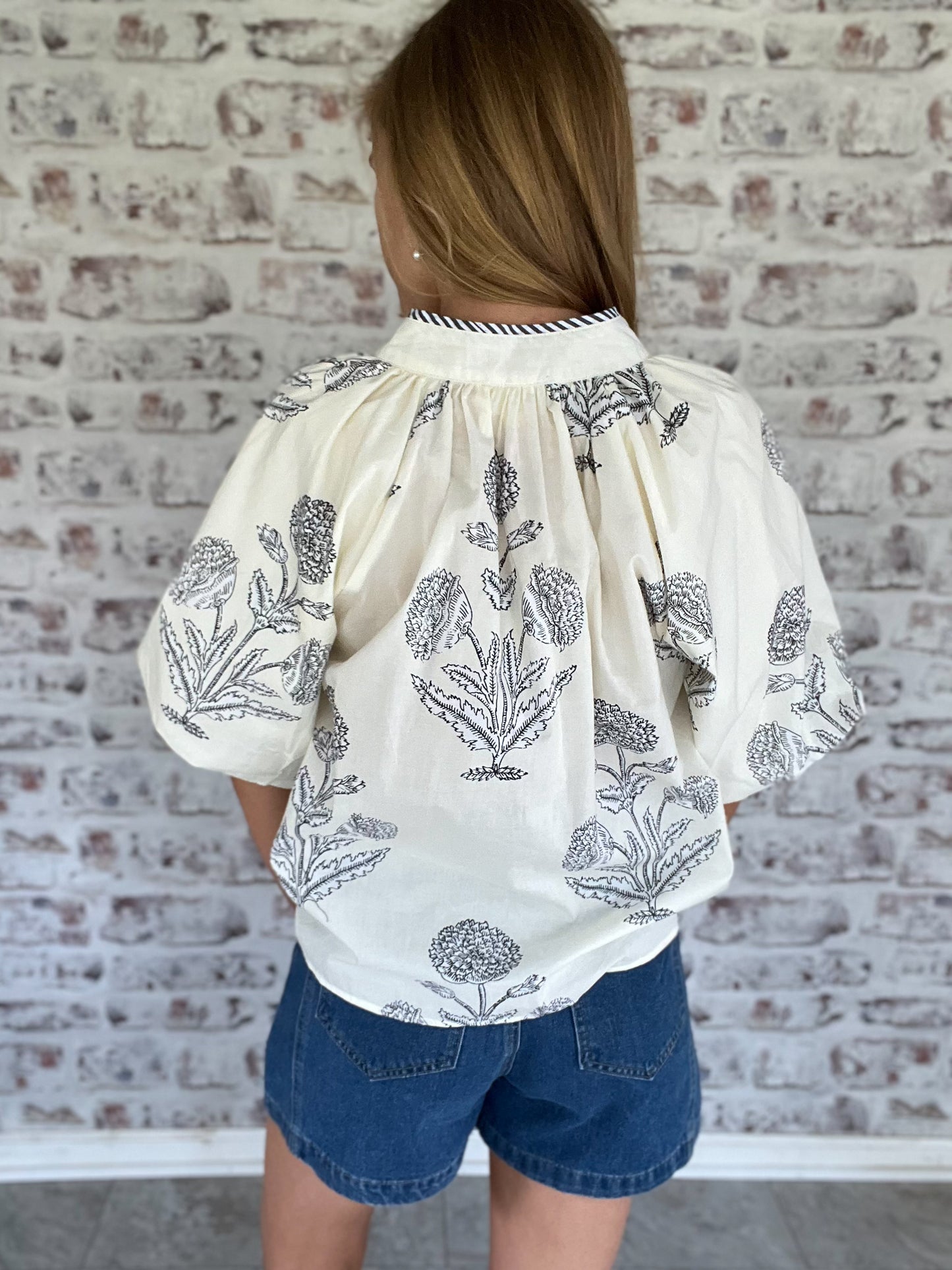 Sunday Social Floral Blouse