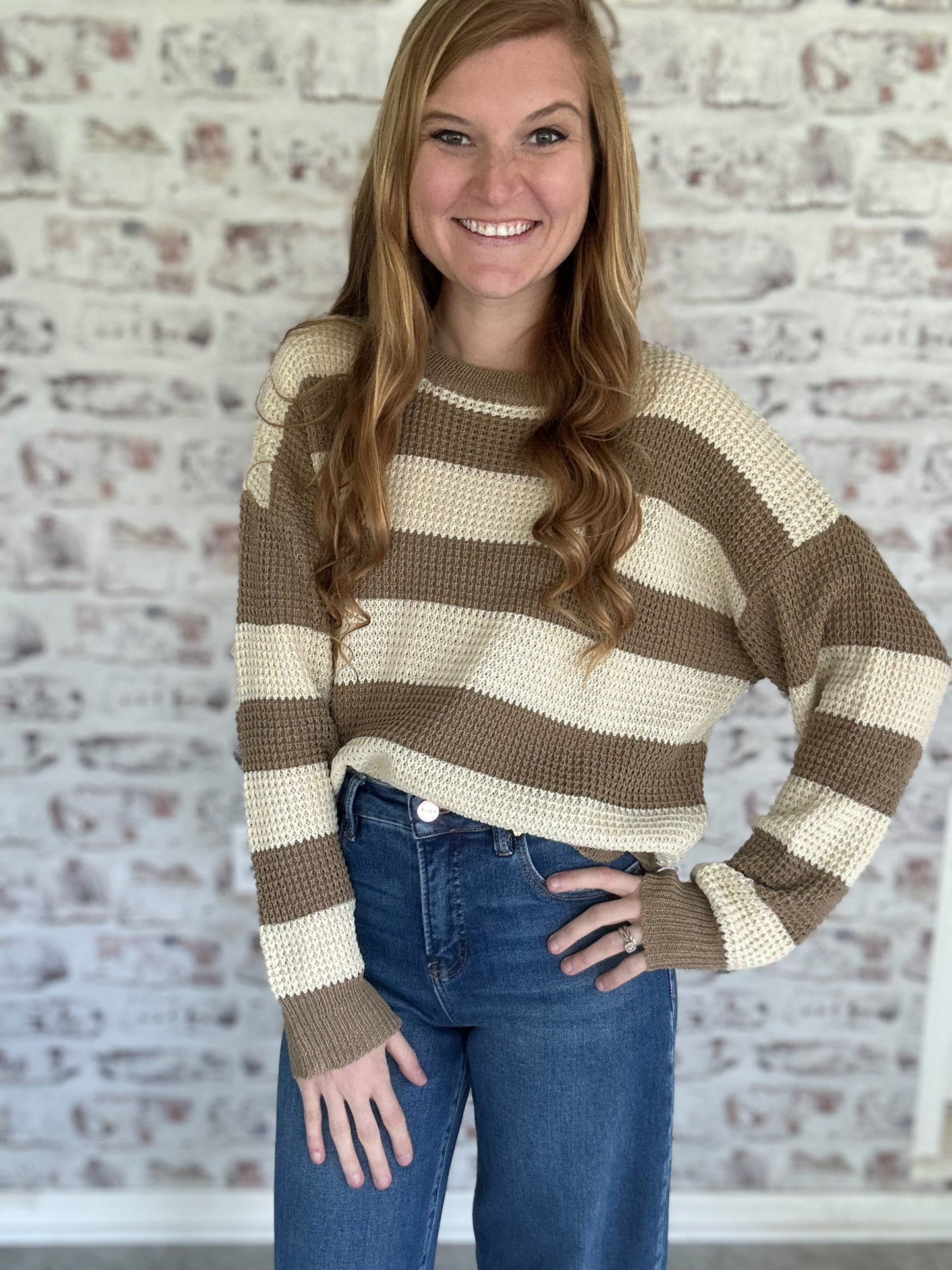 Stitch & Stripes Sweater