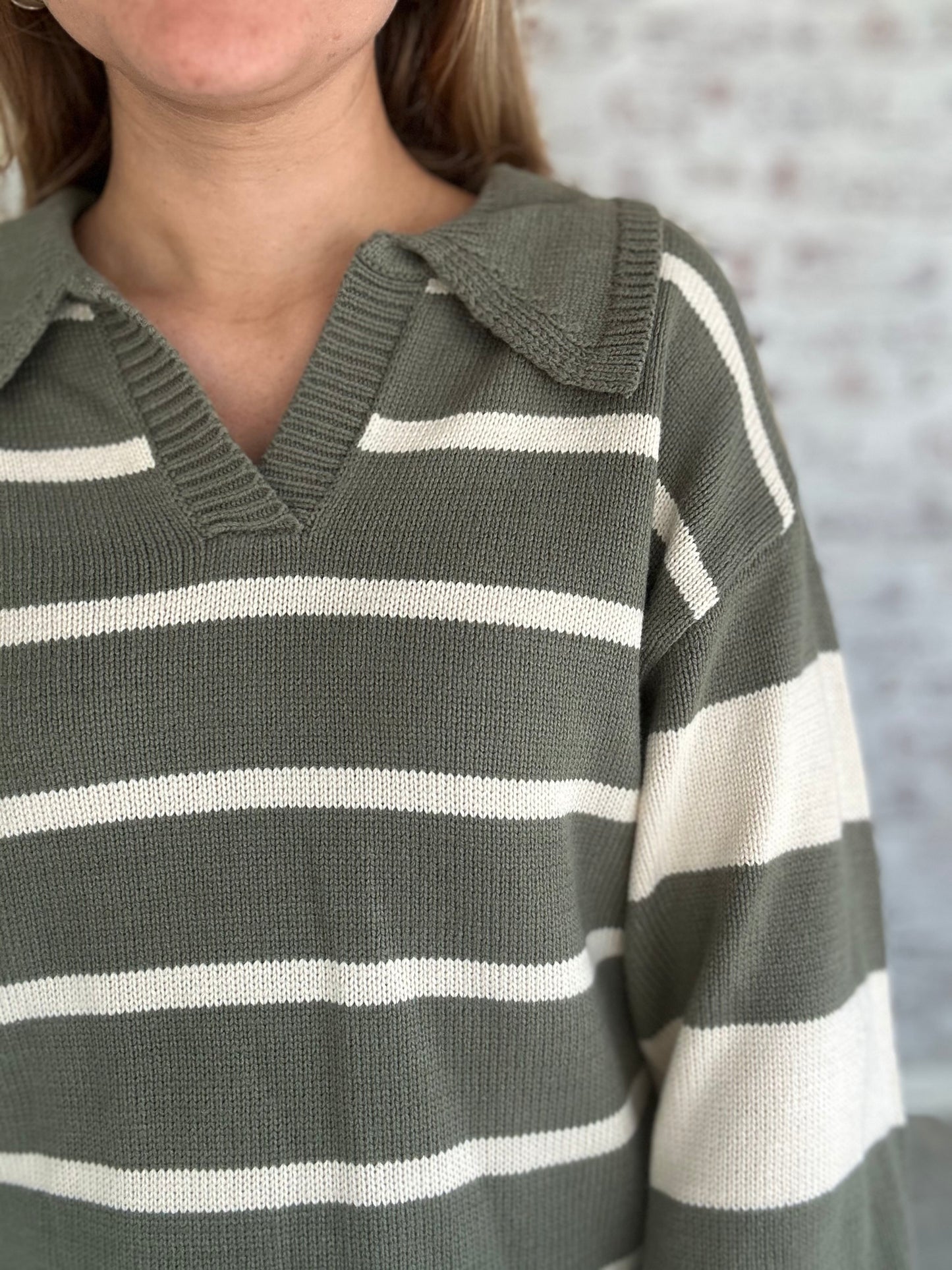 Saturday Cabin Striped Sweater