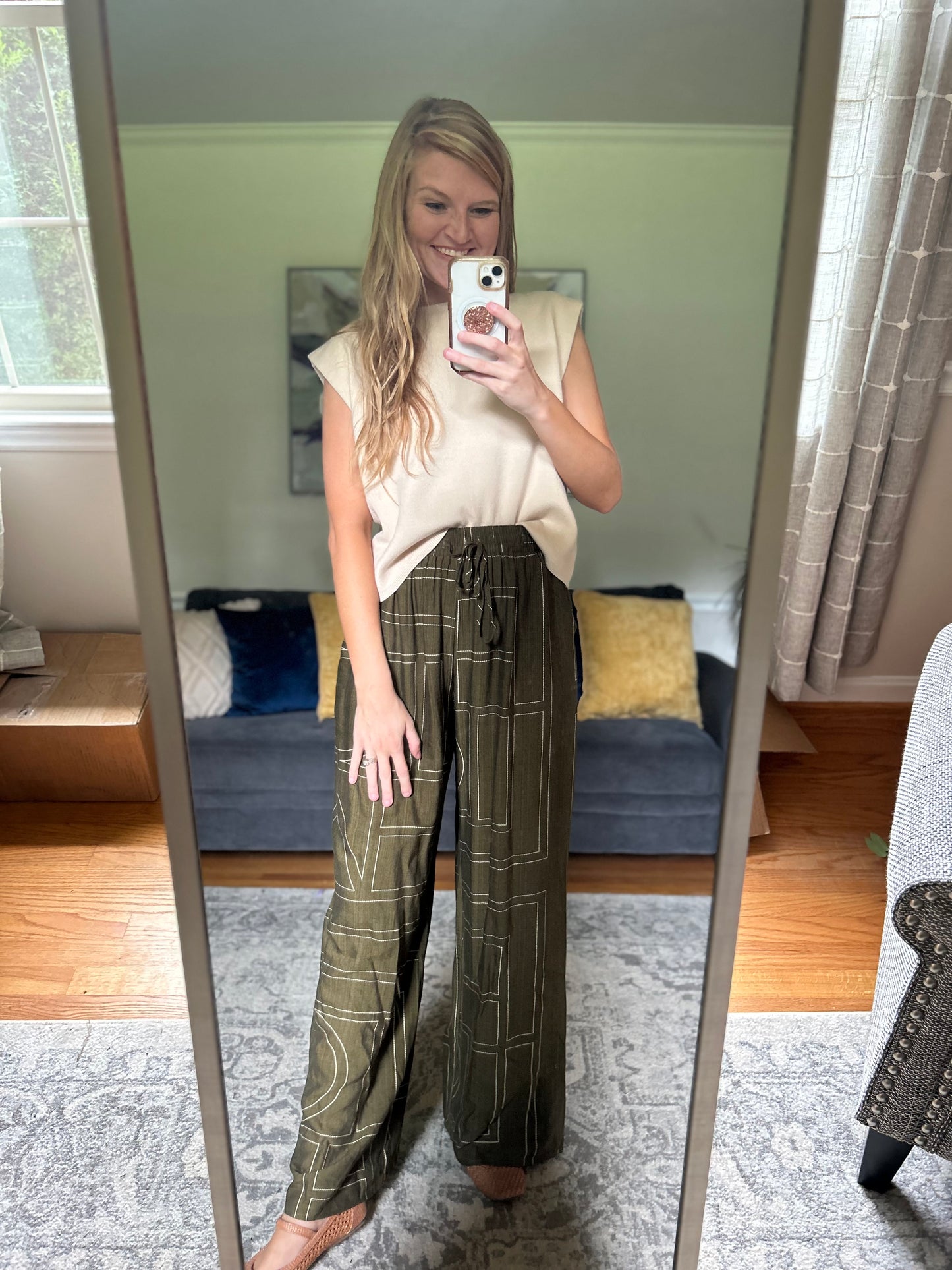 Scout & Stroll Elastic Waist Pants