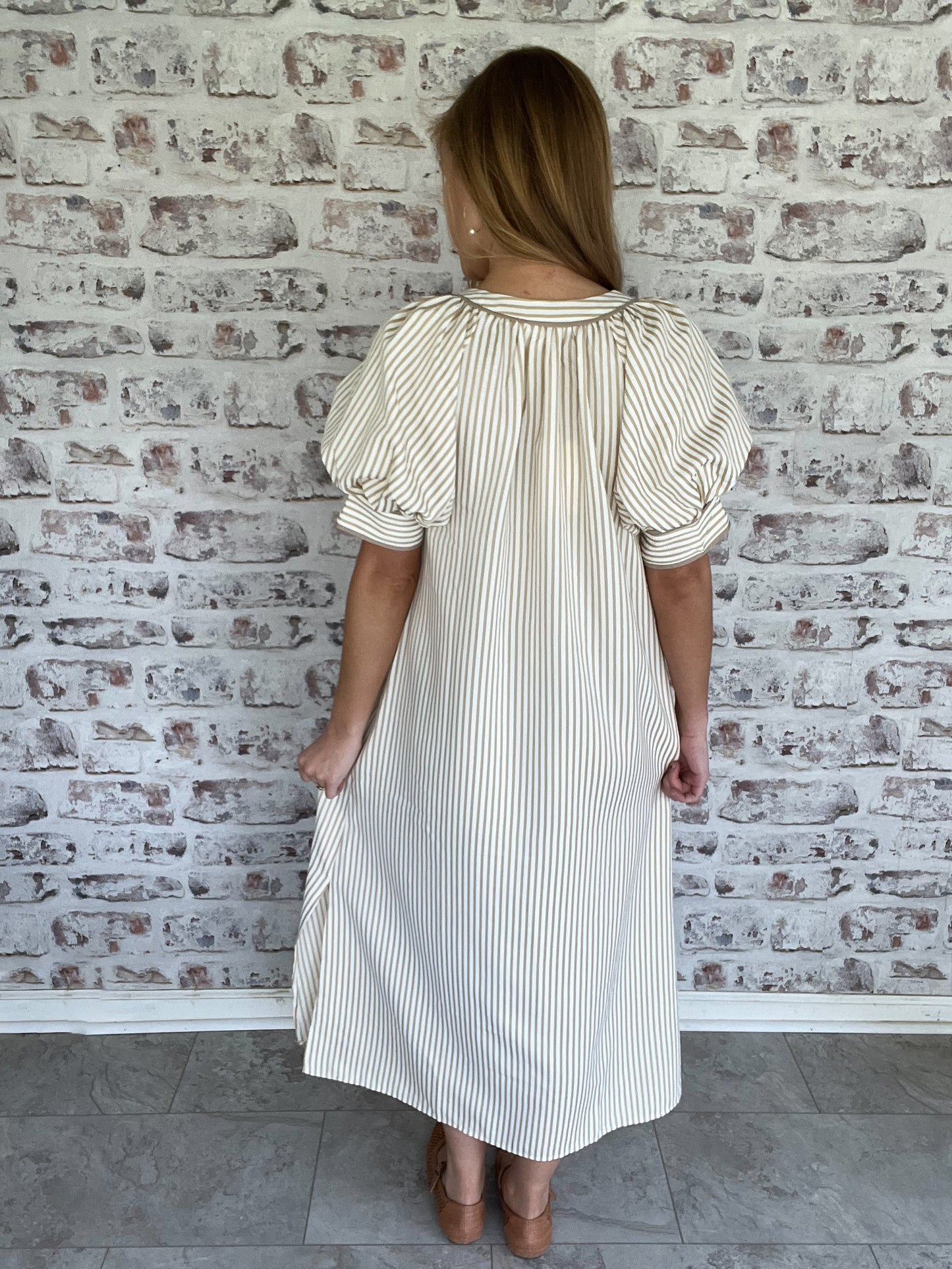 Flower Market Embroidered Midi Dress