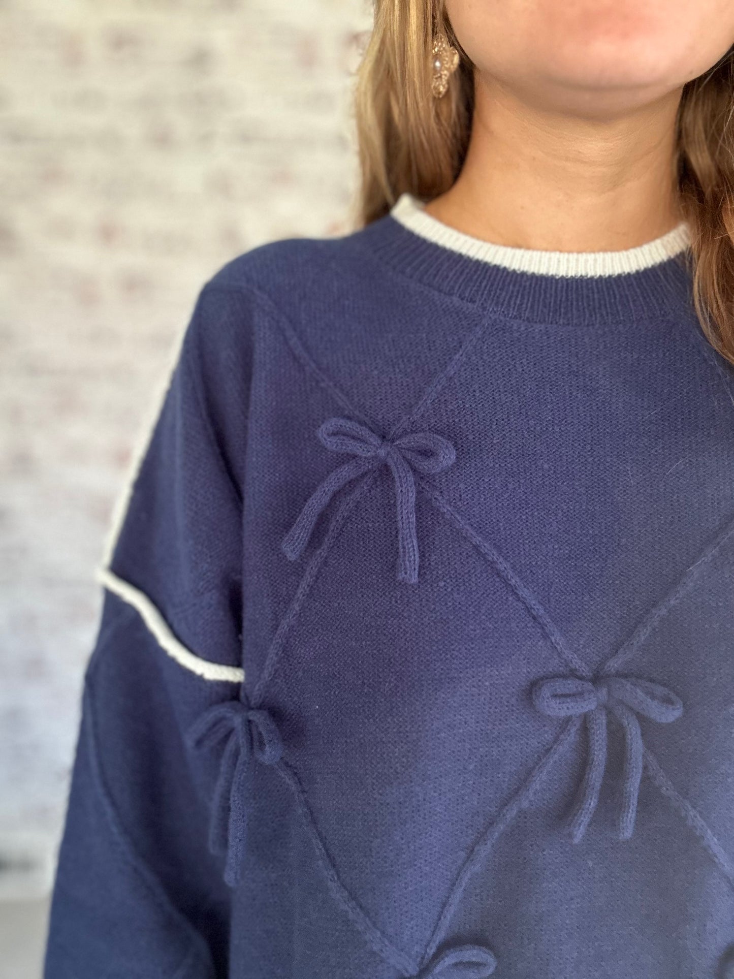 Sweet Stitches Bow Sweater