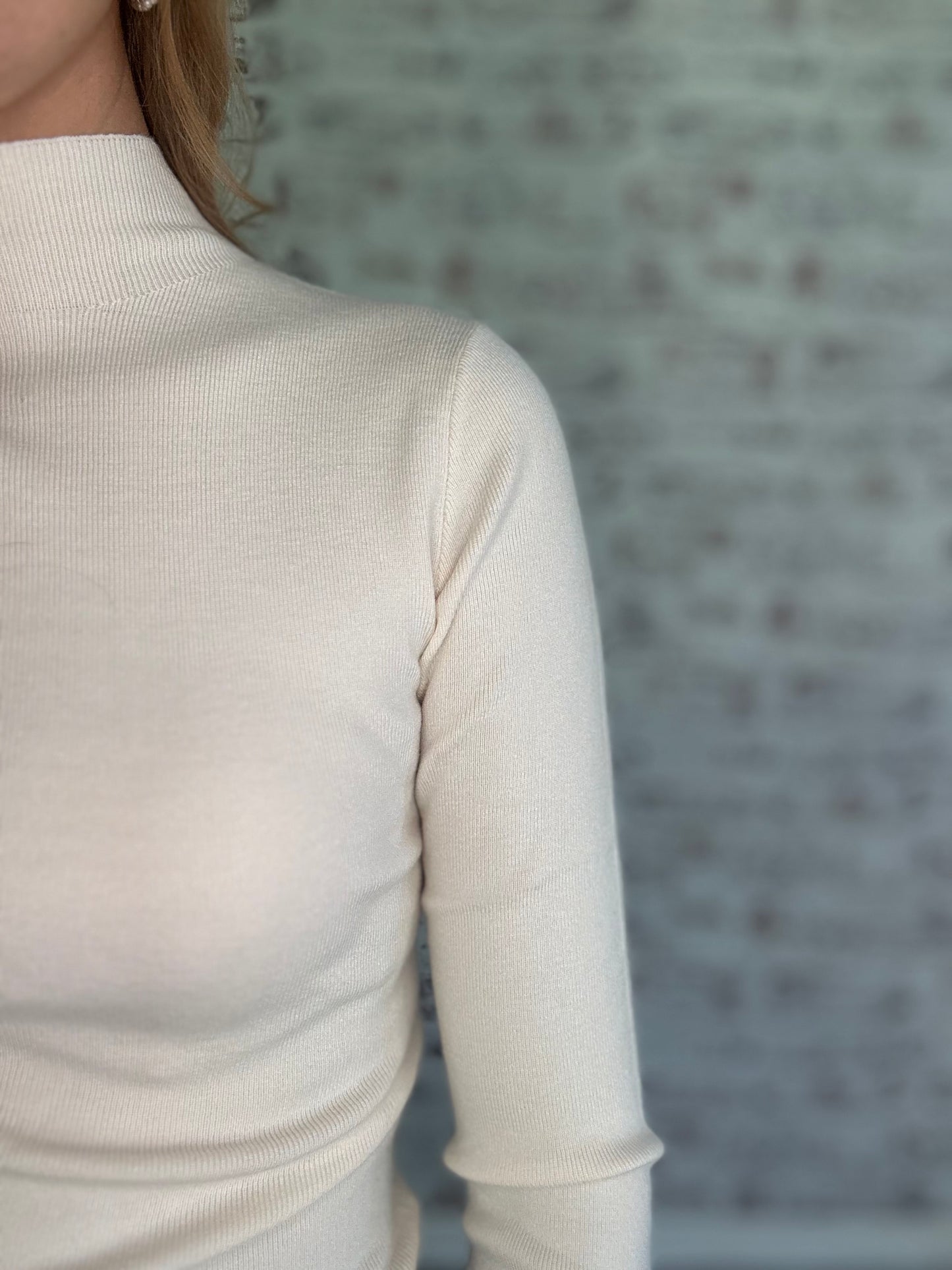 Classic Mock Neck Sweater