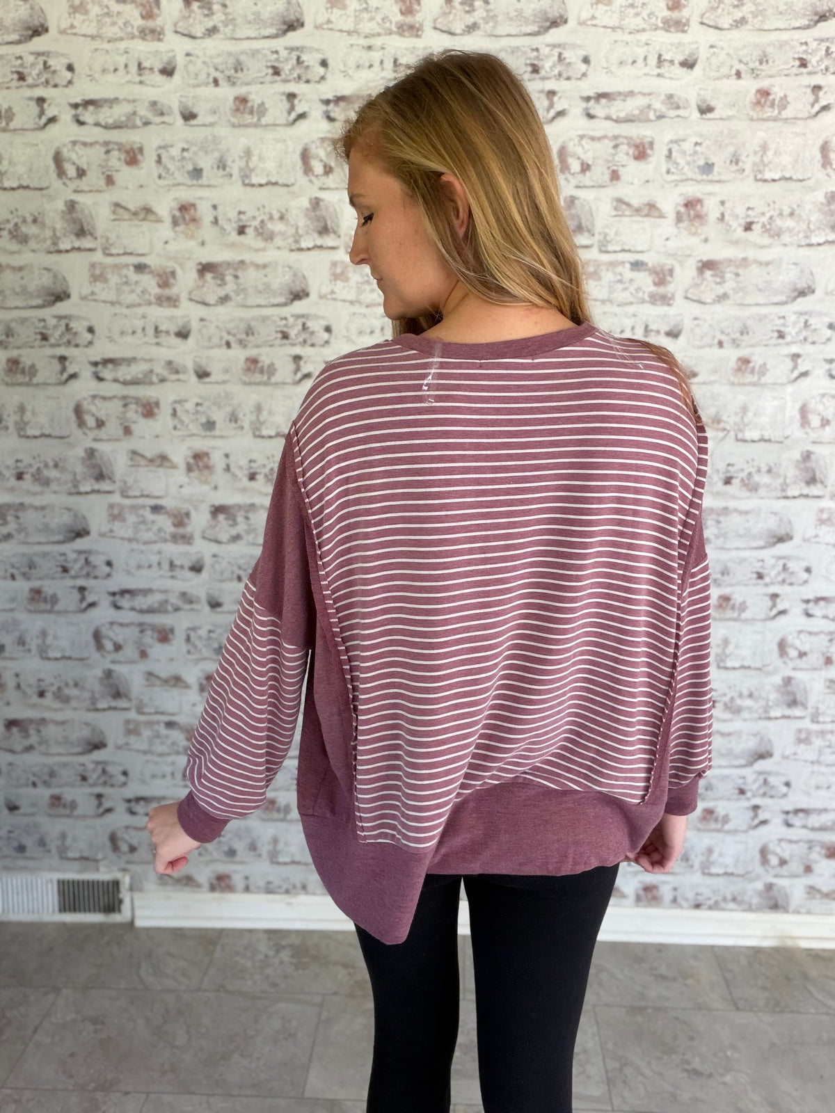 Weekend Uniform Striped Top