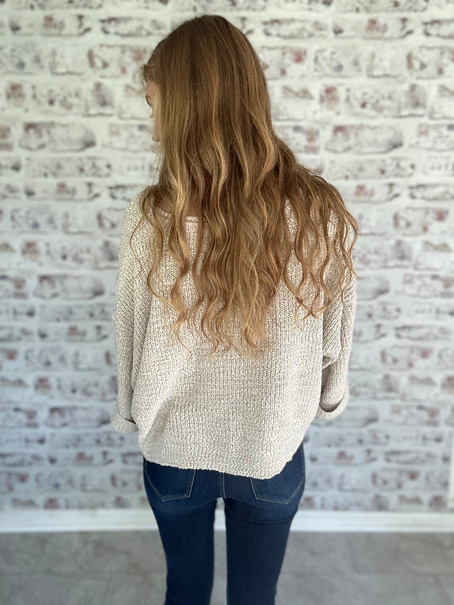Oversized Crop Sweater