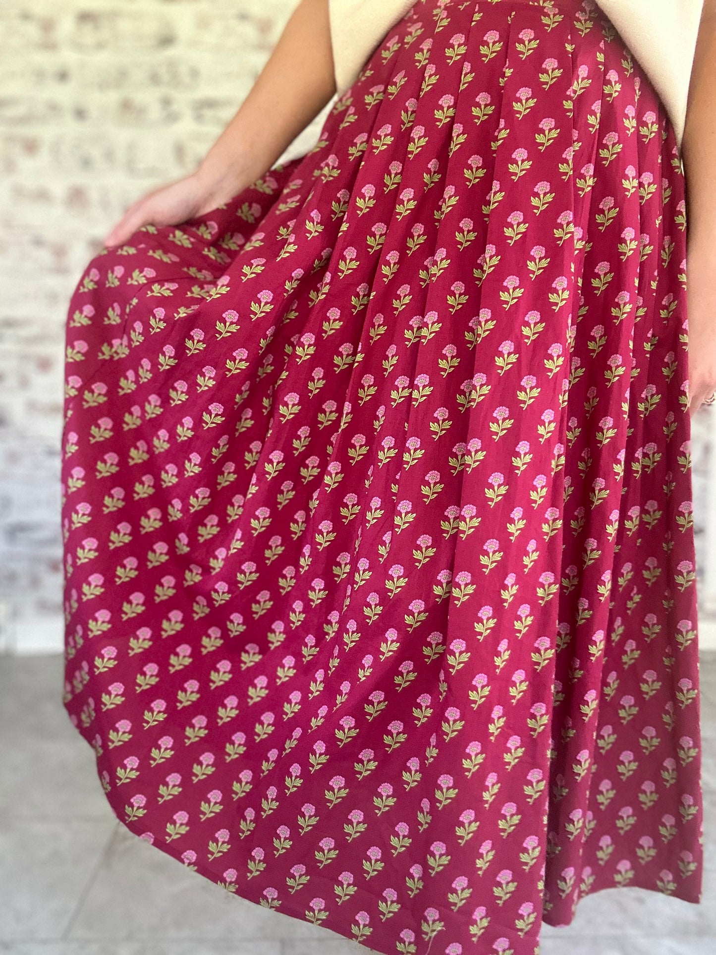 Afternoon Reverie Floral Skirt