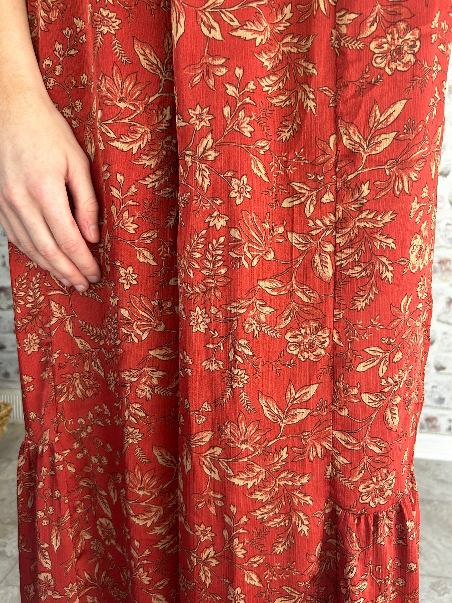 Autumn Floral Wide Leg Pants