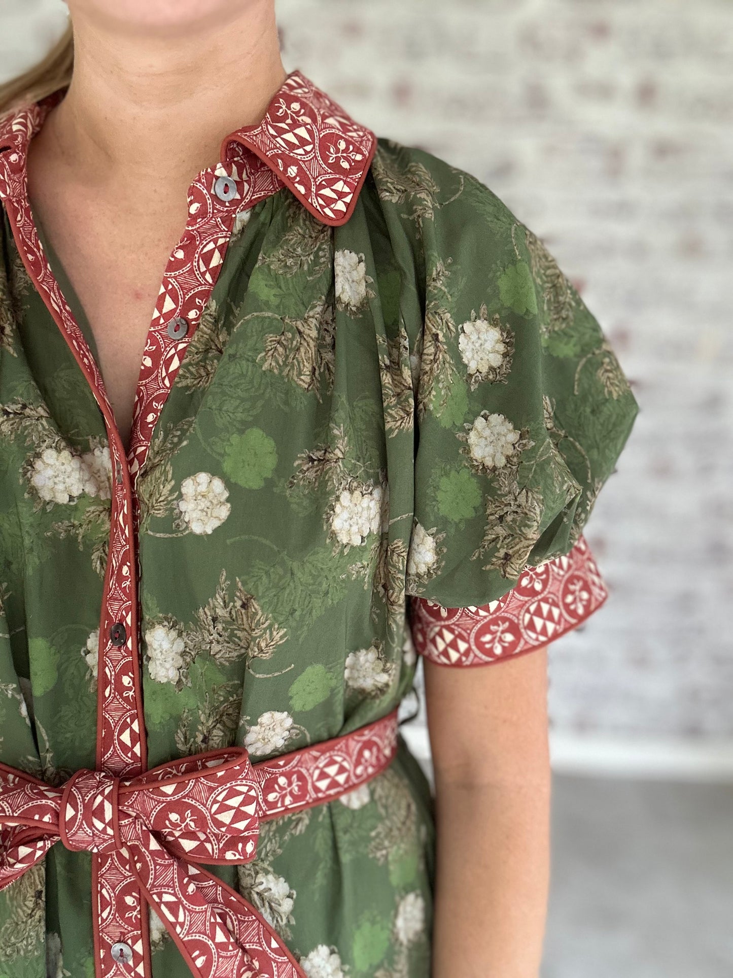 Poet’s Meadow Collared Midi Dress