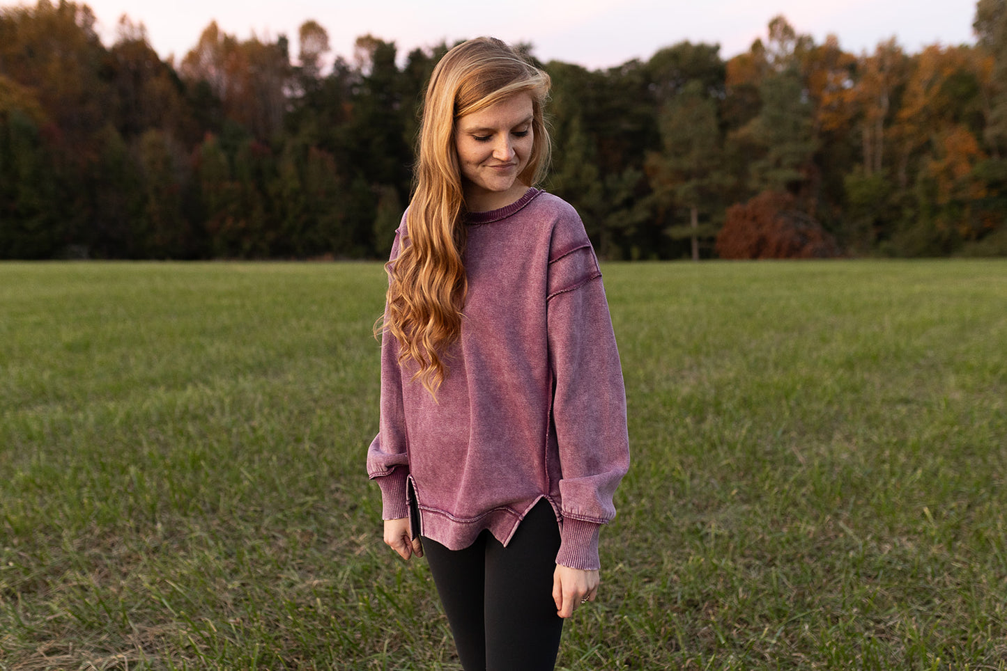 Comfiest Acid Wash Pullover