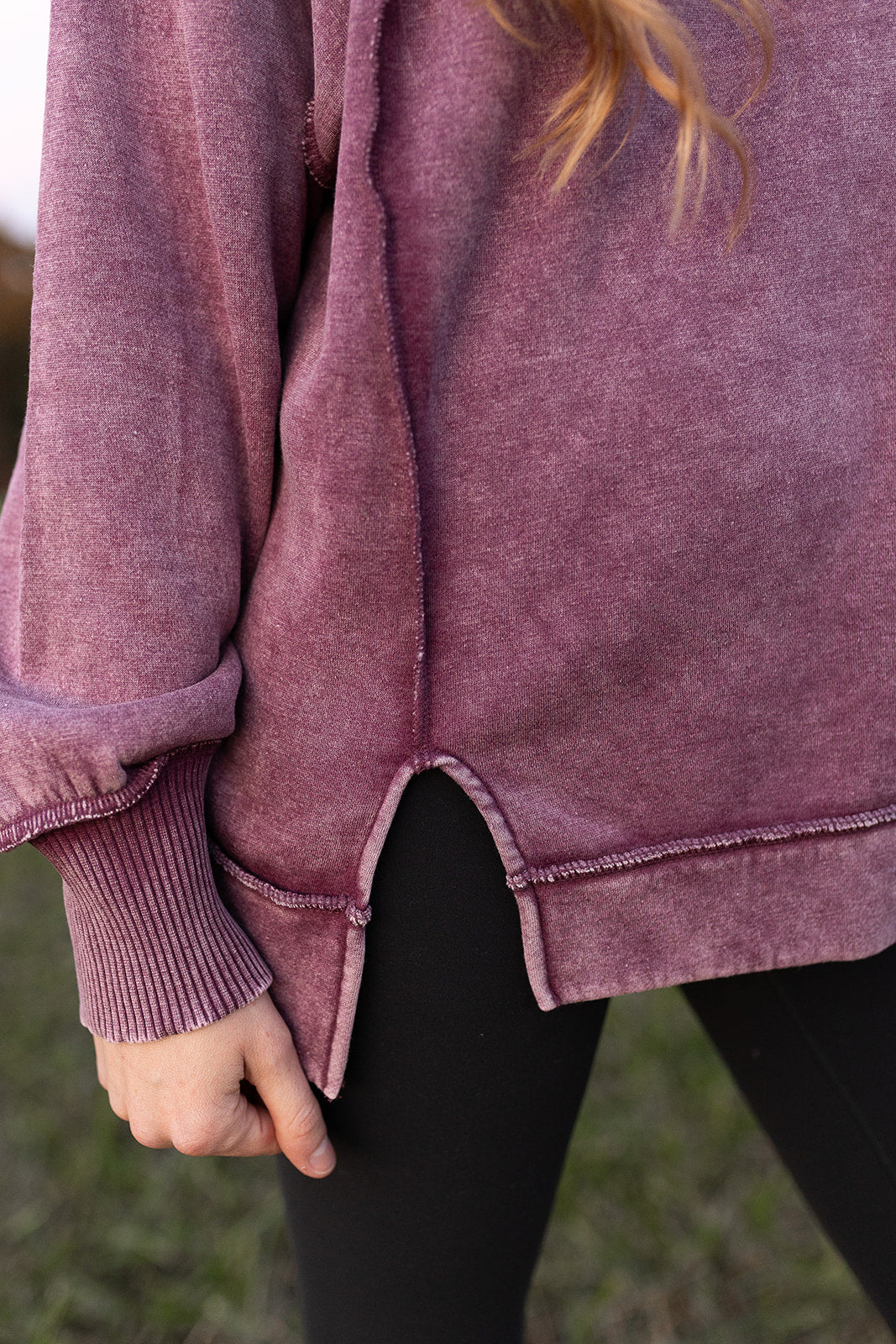 Comfiest Acid Wash Pullover