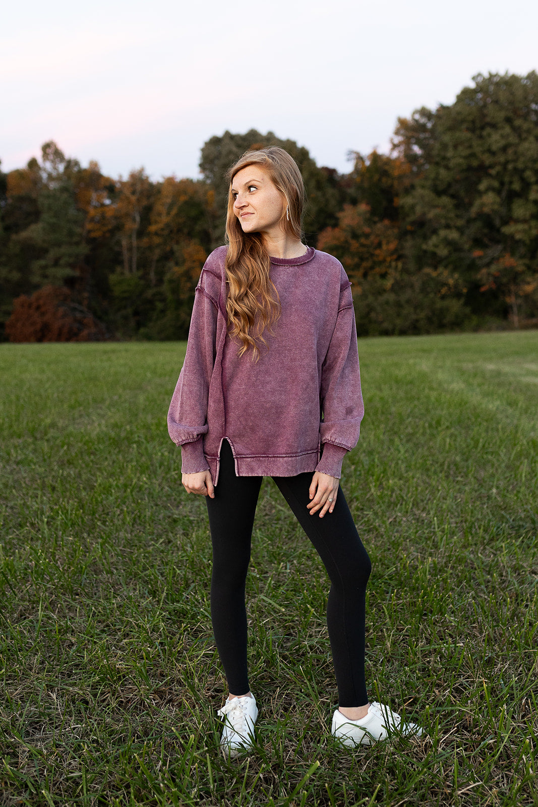 Comfiest Acid Wash Pullover