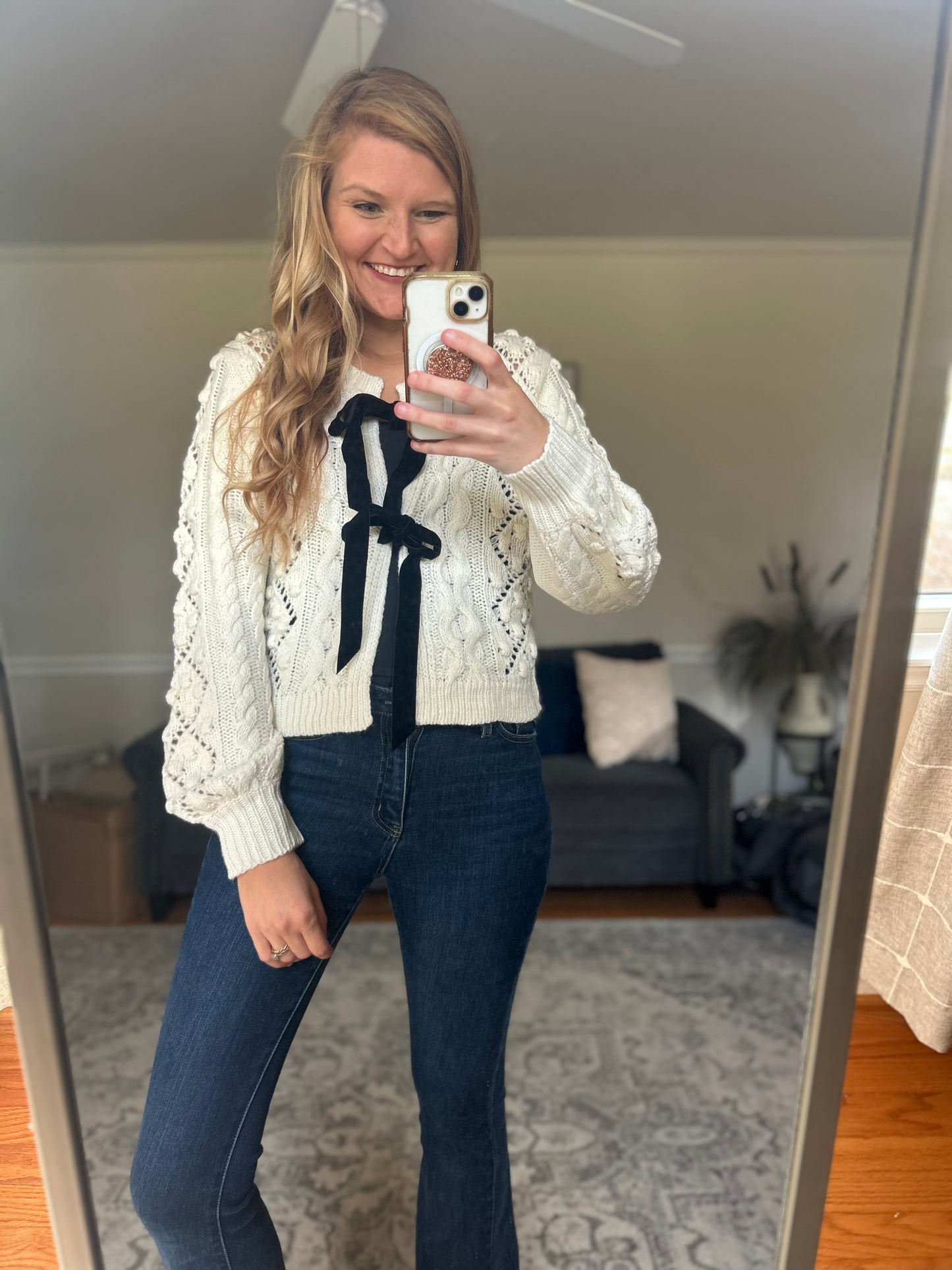 Kensington Bow Cardigan