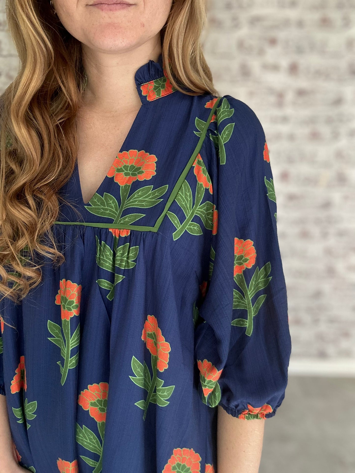 Southern Bloom Floral Mini Dress