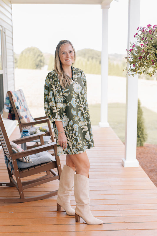 Botanical Invitation Mini Dress