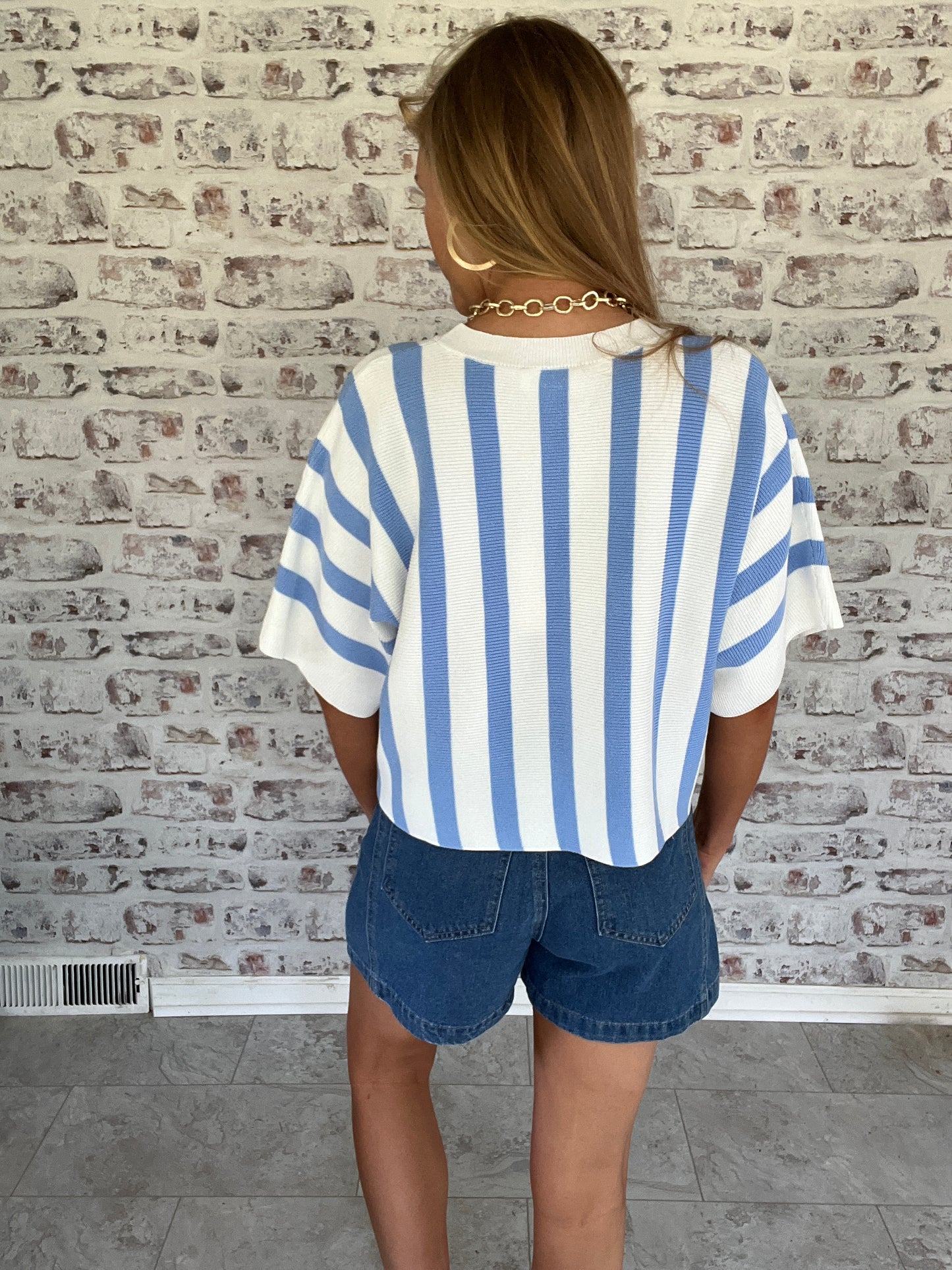 Summer Road Trip Striped Top