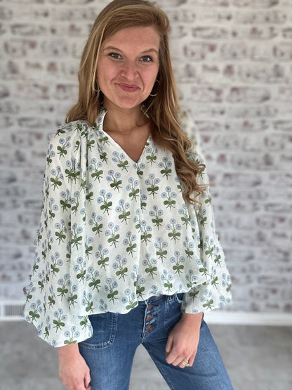 Coralie Spring Floral Blouse