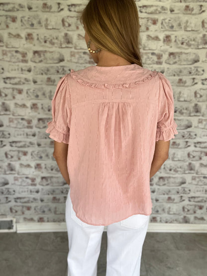 Lottie Collared Button Down Top