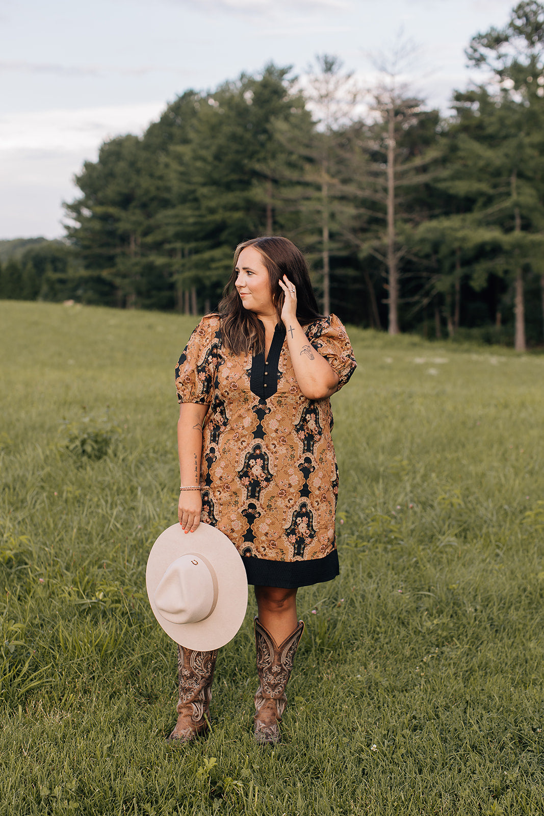 Tapestry Hall Mini Dress