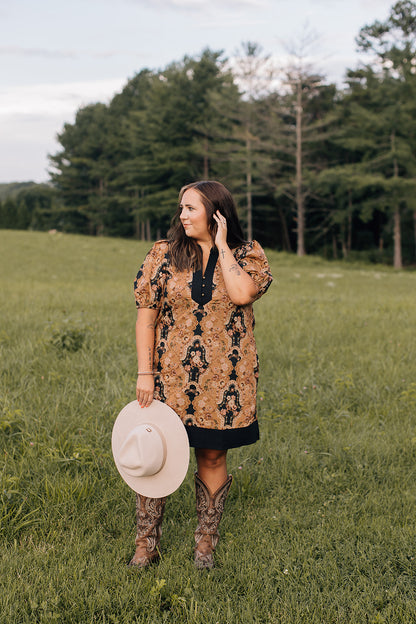 Tapestry Hall Mini Dress