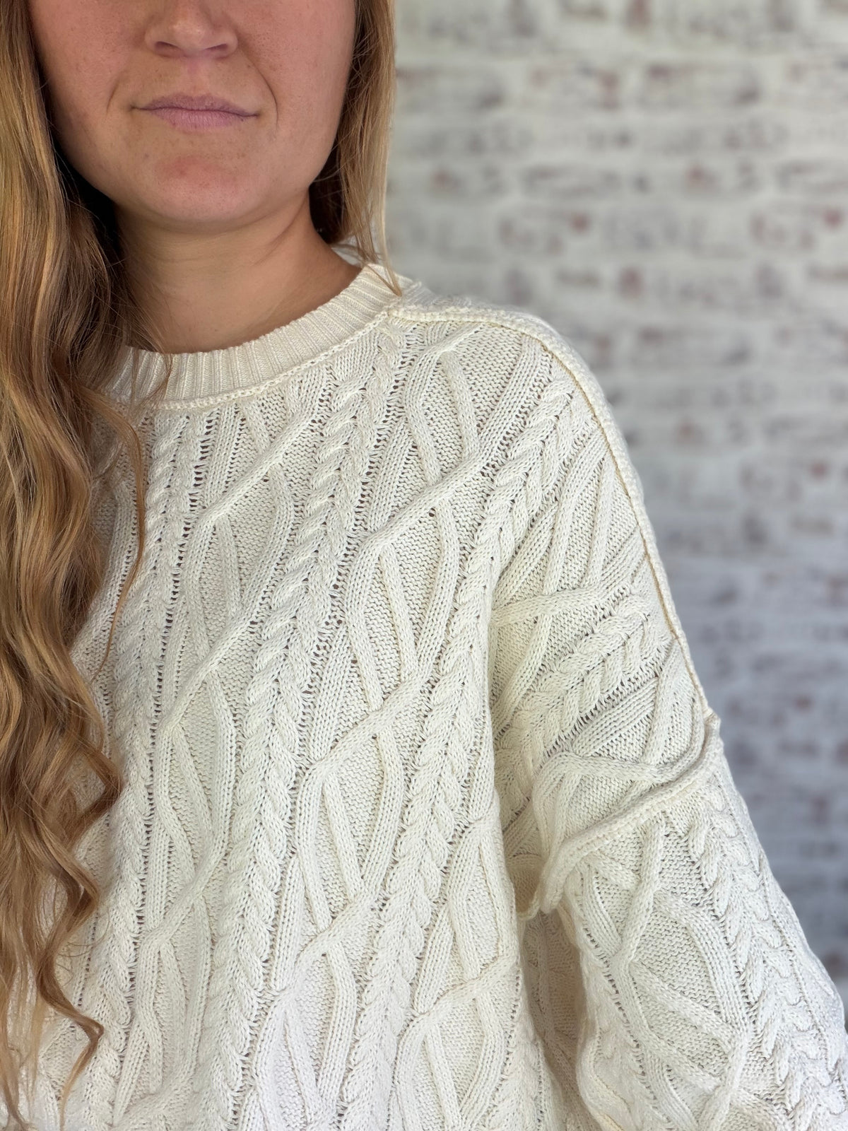 Fireside Cable Knit Sweater