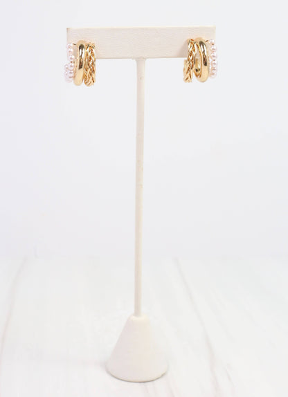 Stevie Triple Hoop Earring
