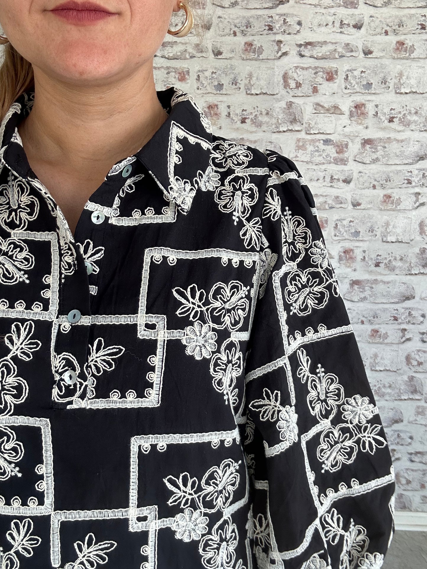 Carolina Inn Embroidered Mini Dress