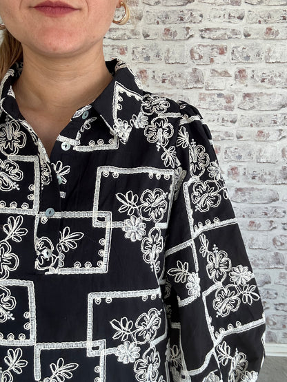 Carolina Inn Embroidered Mini Dress