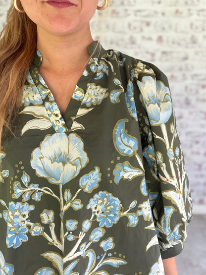 Botanical Invitation Mini Dress