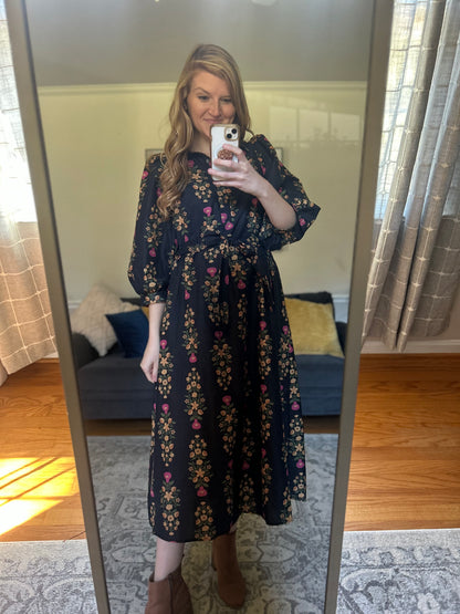 Hayes Street Collared Midi Dress