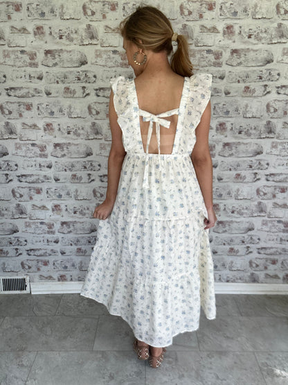 Porch Swing Poetry Midi Dress